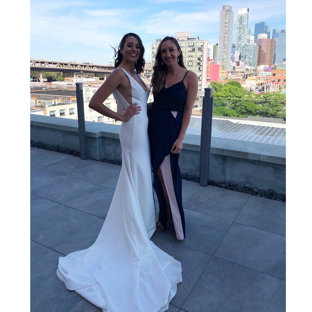 Bcbg Color Block Gown Size 10 - image 3